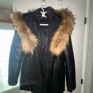 Women's Black RUDSAK winter coat